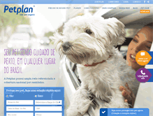 Tablet Screenshot of petplan.com.br